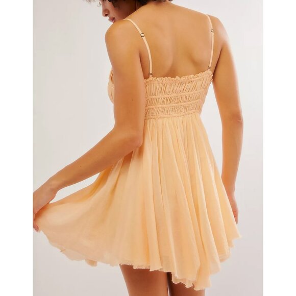 🆕 FREE PEOPLE FP One Delia Slip / Almond Cream - Picture 3 of 10